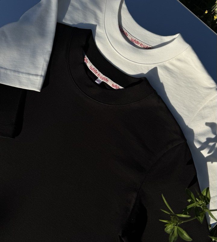 Футболка classic молочна