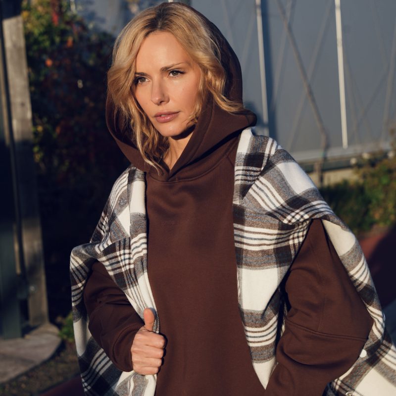 Худі на флісі Brown