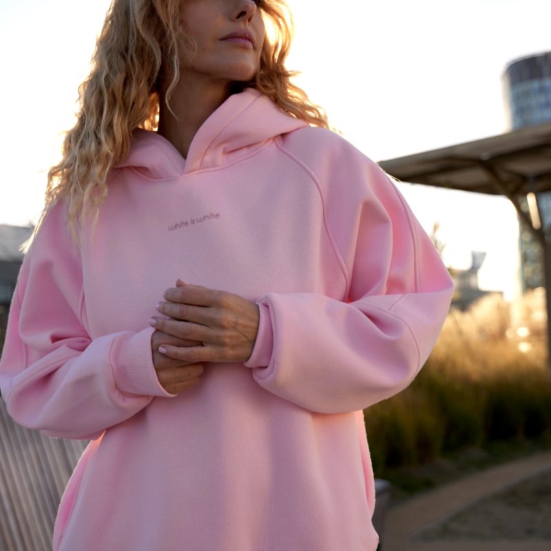 Худі на флісі Pink