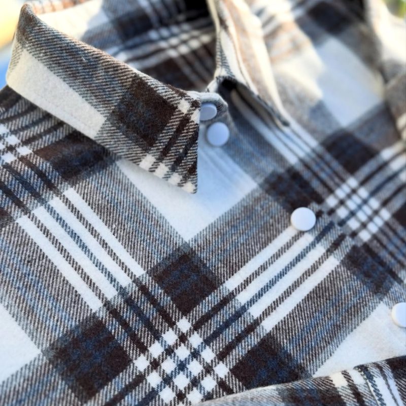 Сорочка фланель White Brown