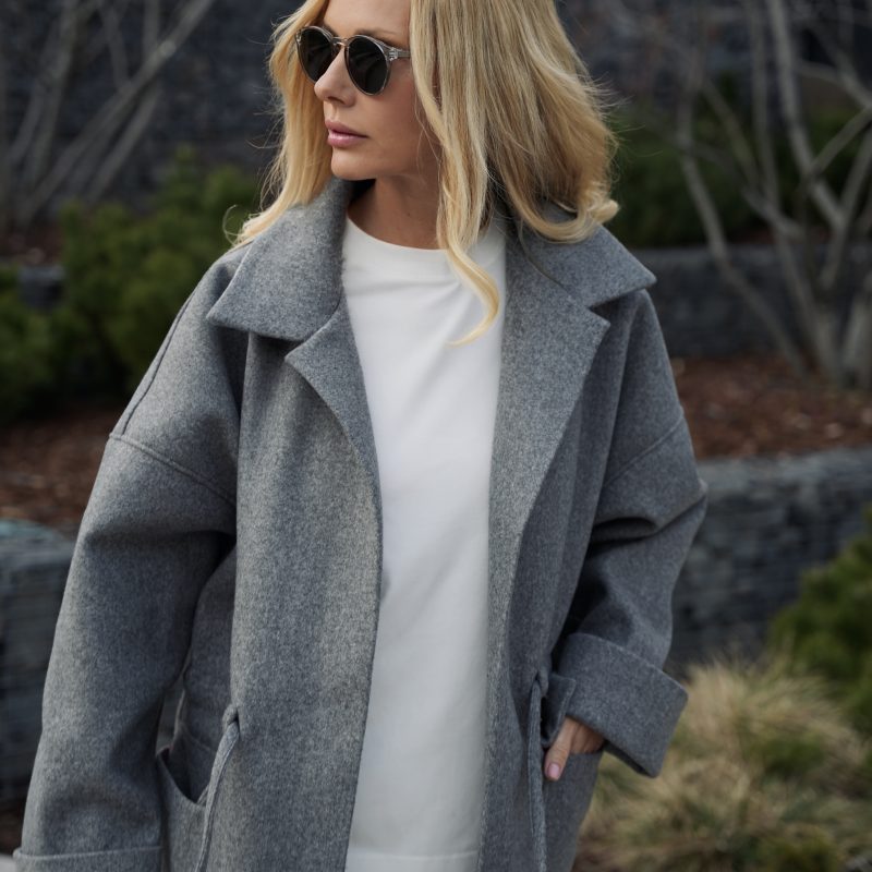 Пальто-жакет Grey Melange