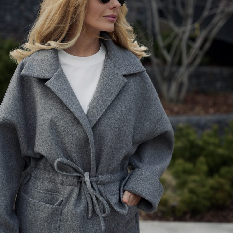 Пальто-жакет Grey Melange